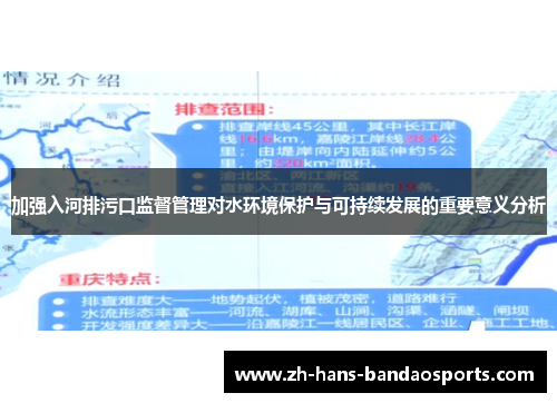 加强入河排污口监督管理对水环境保护与可持续发展的重要意义分析